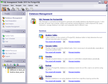 EMS SQL Management Studio for PostgreSQL screenshot