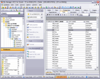 EMS SQL Manager for Oracle screenshot 3