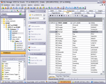 EMS SQL Manager for Oracle screenshot