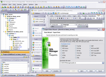 EMS SQL Manager for PostgreSQL screenshot