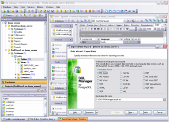 EMS SQL Manager for PostgreSQL Freeware screenshot
