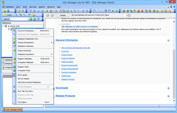 EMS SQL Manager Lite for DB2 screenshot 2