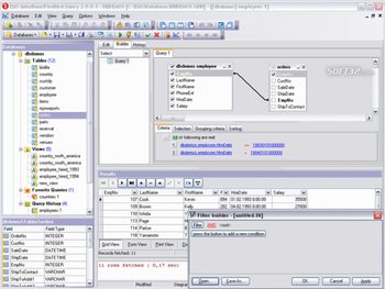 EMS SQL Query for InterBase/Firebird screenshot