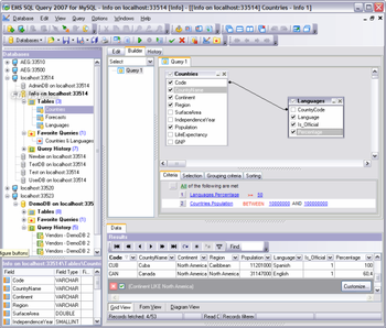 EMS SQL Query for MySQL screenshot 3
