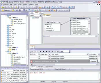 EMS SQL Query for Oracle screenshot