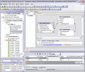 EMS SQL Query for SQL Server screenshot