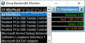 Emsa Bandwidth Monitor screenshot 2