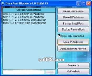 Emsa Port Blocker screenshot 3