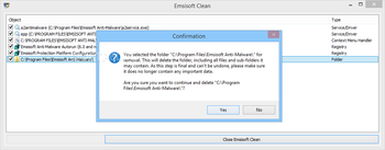 Emsisoft Clean screenshot 2