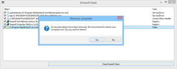 Emsisoft Clean screenshot 3