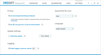 Emsisoft Emergency Kit screenshot 8