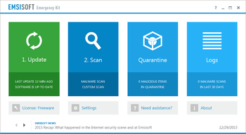 Emsisoft Emergency Kit screenshot 2