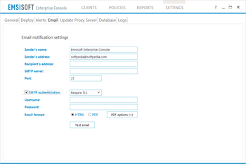 Emsisoft Enterprise Console screenshot 11