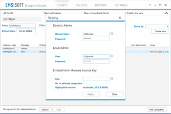 Emsisoft Enterprise Console screenshot 2