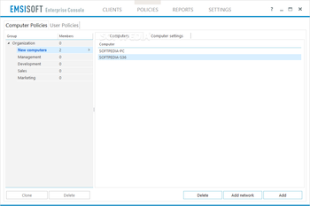 Emsisoft Enterprise Console screenshot 3