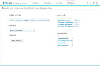 Emsisoft Enterprise Console screenshot 8