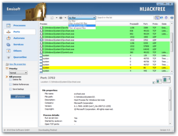 Emsisoft HiJackFree screenshot 2