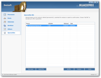 Emsisoft HiJackFree screenshot 6