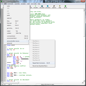 emu8086 screenshot 2