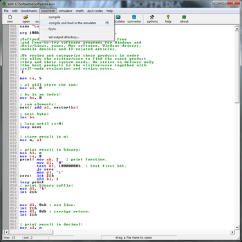 emu8086 screenshot 4