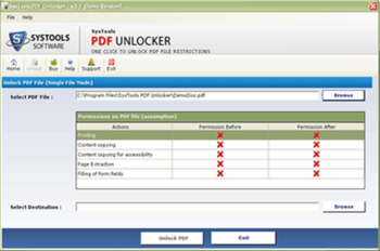 Enable PDF Rights screenshot 2