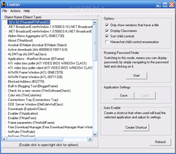 Enabler screenshot