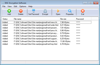 ENC Encryption Software screenshot 2