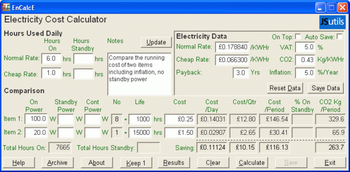 EnCalcE screenshot