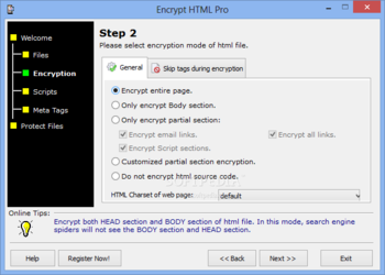 Encrypt HTML Pro screenshot 2