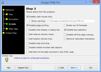 Encrypt HTML Pro screenshot 3