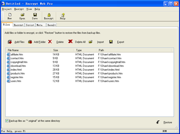 Encrypt Web Pro screenshot 2