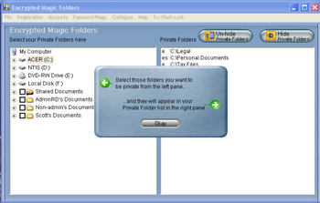 Encrypted Magic Folders screenshot