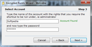 Encrypted RunAs screenshot 3