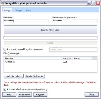 EncryptMe screenshot 3