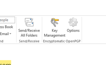 Encryptomatic OpenPGP for MS Outlook screenshot 2