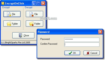 EncryptOnClick screenshot 2