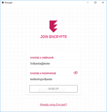 Encryptr screenshot