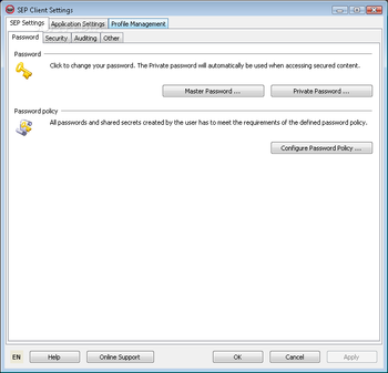 Endpoint Encryption screenshot