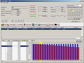 Energy Diary screenshot 2
