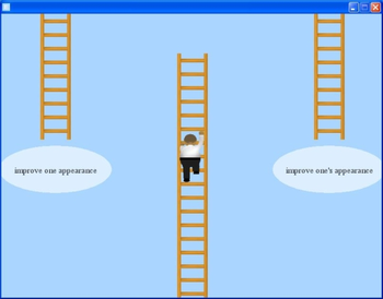 English Career Ladder Game screenshot