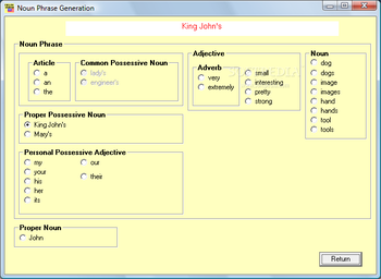 English Grammar Worksheet screenshot 2