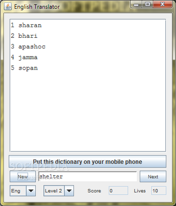 English Nepali Dictionary - Lite screenshot