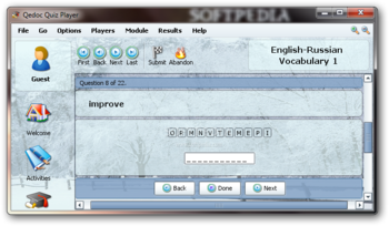 English-Russian Vocabulary screenshot