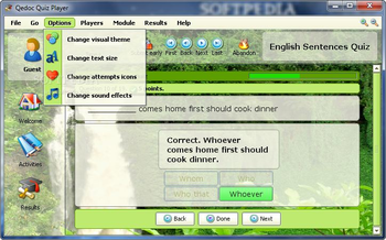 English Sentences Quiz screenshot 2