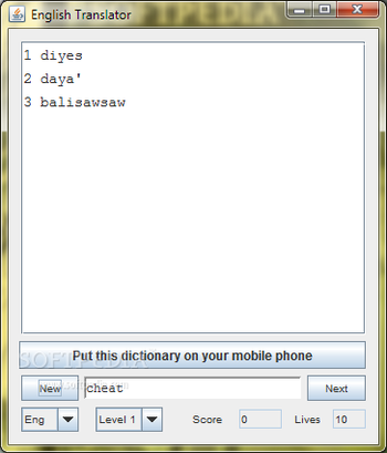 English Tagalog Dictionary - Lite screenshot