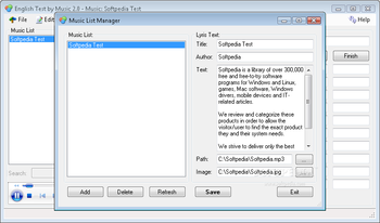 English Test by Music screenshot 2