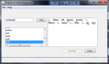 English to Hindi Dictionary screenshot