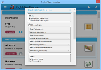 English Word Learning - Russian screenshot 7