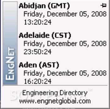 EngNet Clocks screenshot