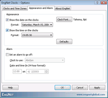 EngNet Clocks screenshot 3